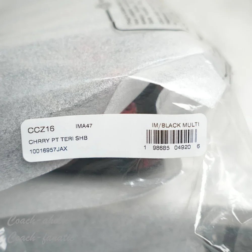 Coach CCZ16 Teri Shoulder Bag Leather Crossbody With Cherry Print NWT - Picture 10 of 12